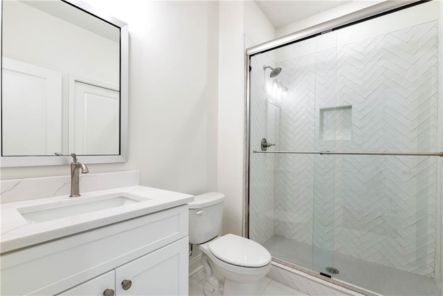 200 College Ave, Commerce, GA 30529 - bathroom with a shower stall, toilet, and vanity