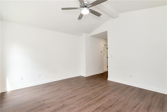 200 College Ave, Commerce, GA 30529 - spare room with a ceiling fan, wood finished floors, and baseboards