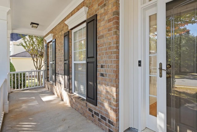 balcony with a porch