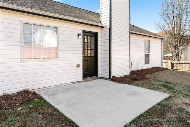 doorway to property featuring a patio area