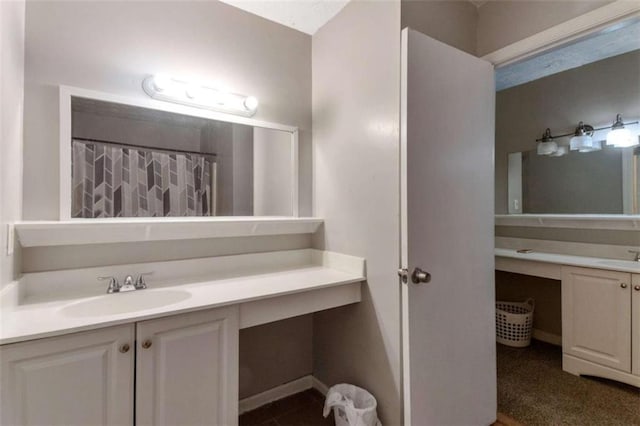 full bathroom with vanity