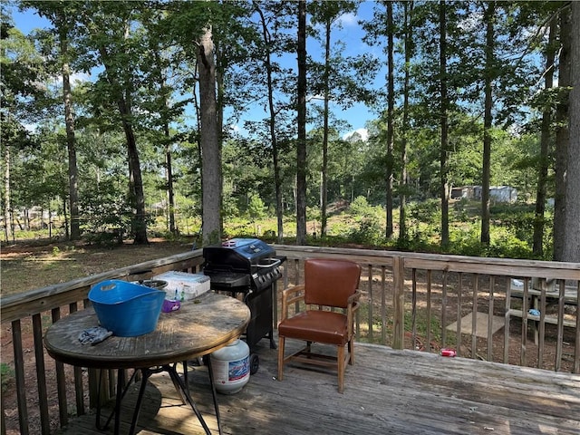703 Jack Sharp Rd, Colbert, GA 30628 - deck featuring area for grilling