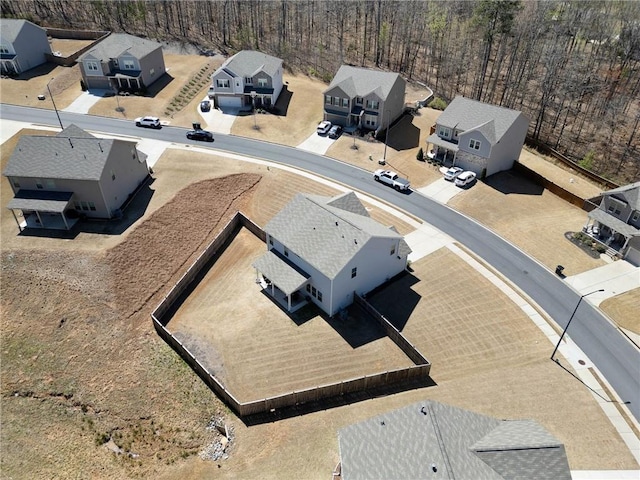 232 Northridge Dr, Dallas, GA 30132 - aerial perspective of suburban area with a forest