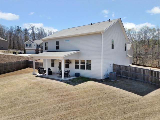 232 Northridge Dr, Dallas, GA 30132 - back of house with a patio area and central air condition unit