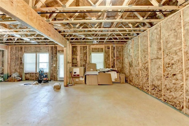 12095 Cameron Dr, Duluth, GA 30097 - miscellaneous room featuring concrete flooring