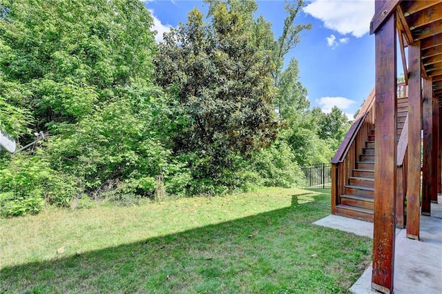 12095 Cameron Dr, Duluth, GA 30097 - view of yard featuring stairs