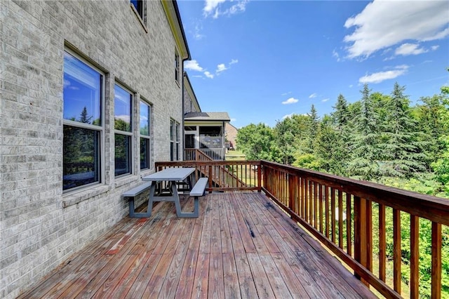 12095 Cameron Dr, Duluth, GA 30097 - view of wooden terrace