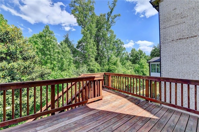 12095 Cameron Dr, Duluth, GA 30097 - view of wooden terrace
