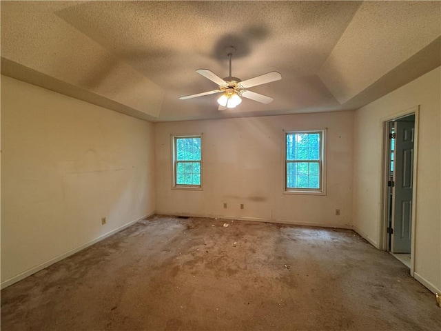 134 Summer Lake Dr, Dallas, GA 30157 - spare room with healthy amount of natural light, a raised ceiling, carpet floors, and a textured ceiling