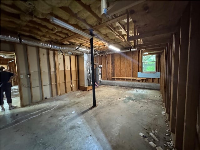 134 Summer Lake Dr, Dallas, GA 30157 - basement with gas water heater and heating unit
