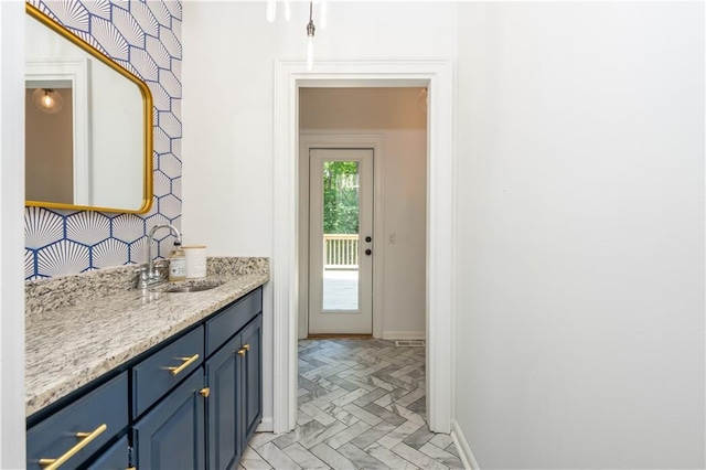 210 Hunters Vw, Roswell, GA 30075 - bathroom featuring vanity and baseboards