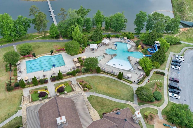 7143 Lake Edge Dr, Flowery Branch, GA 30542 - birds eye view of property