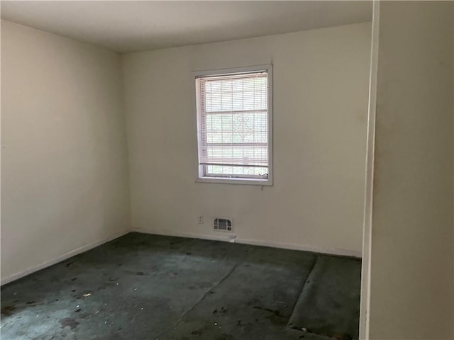 empty room with visible vents