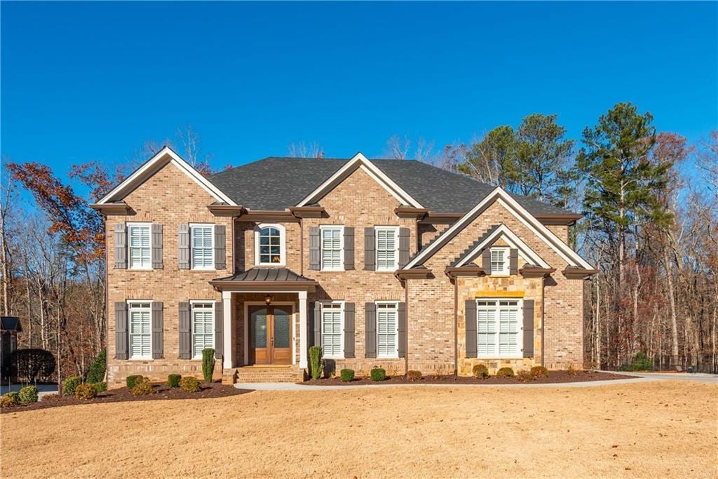 view of front of house featuring french doors