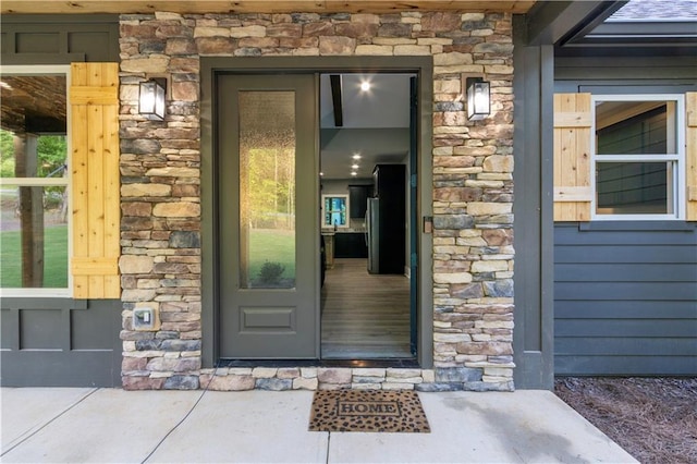 1441 Whitestone Rd, Talking Rock, GA 30175 - entrance to property featuring stone siding