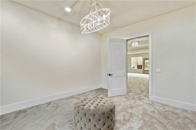 2634 Greenes Ln, Powder Springs, GA 30127 - unfurnished room with light colored carpet, visible vents, and baseboards