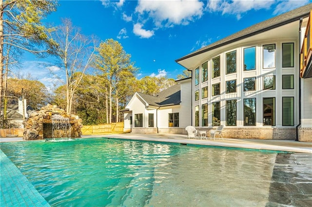 2634 Greenes Ln, Powder Springs, GA 30127 - outdoor pool with a patio