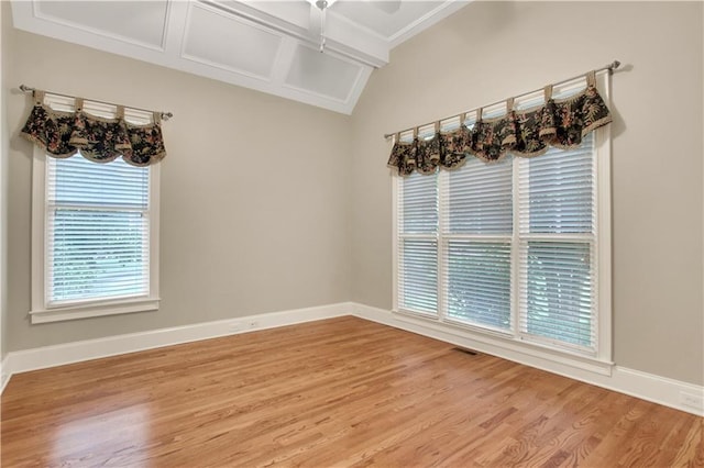 26 Trillium Ln, Acworth, GA 30101 - unfurnished dining area featuring light wood-type flooring and baseboards