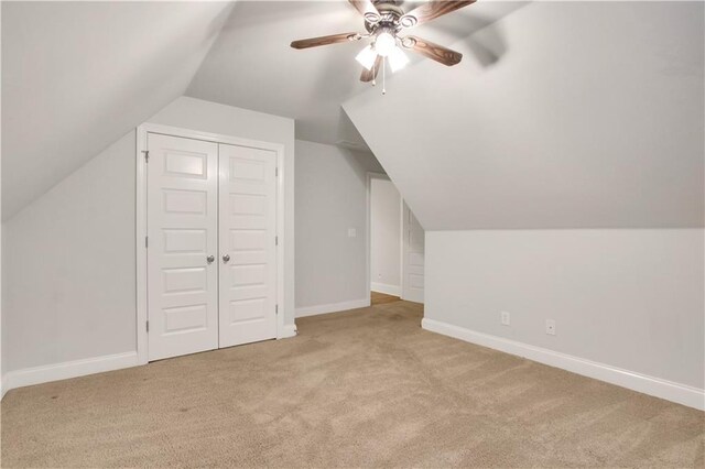 26 Trillium Ln, Acworth, GA 30101 - bonus room with carpet floors, lofted ceiling, ceiling fan, and baseboards