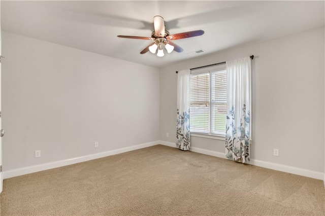 26 Trillium Ln, Acworth, GA 30101 - carpeted empty room with ceiling fan and baseboards