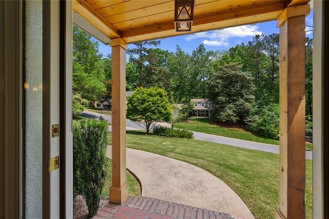 3912 Edenton Ct NE, Brookhaven, GA 30319 - view of patio / terrace with view of scattered trees