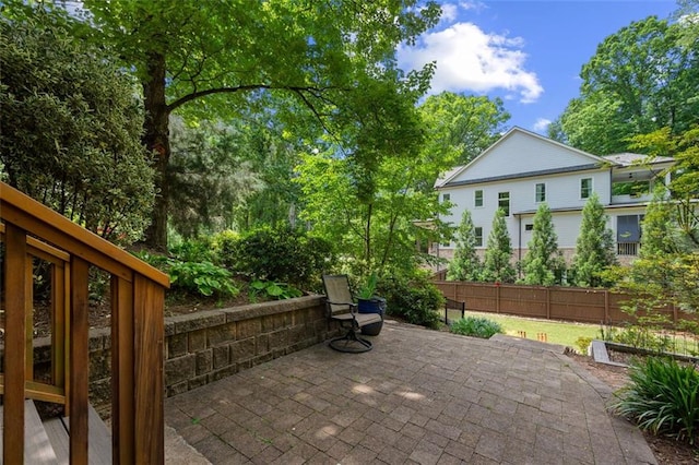 3912 Edenton Ct NE, Brookhaven, GA 30319 - view of patio featuring fence