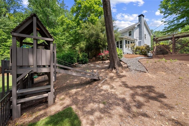 3912 Edenton Ct NE, Brookhaven, GA 30319 - view of yard featuring a sunroom