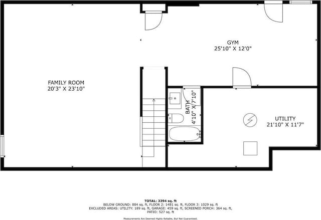 3912 Edenton Ct NE, Brookhaven, GA 30319 - home floor plan