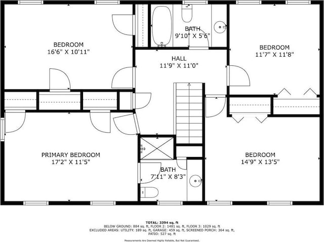 3912 Edenton Ct NE, Brookhaven, GA 30319 - floor plan / room layout