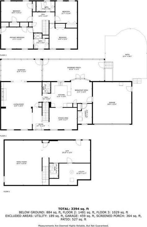 3912 Edenton Ct NE, Brookhaven, GA 30319 - floor plan / room layout