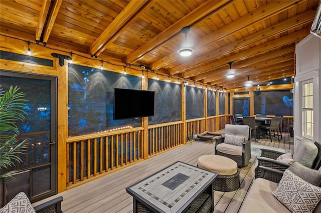 3912 Edenton Ct NE, Brookhaven, GA 30319 - wooden deck featuring an outdoor living space and outdoor dining area