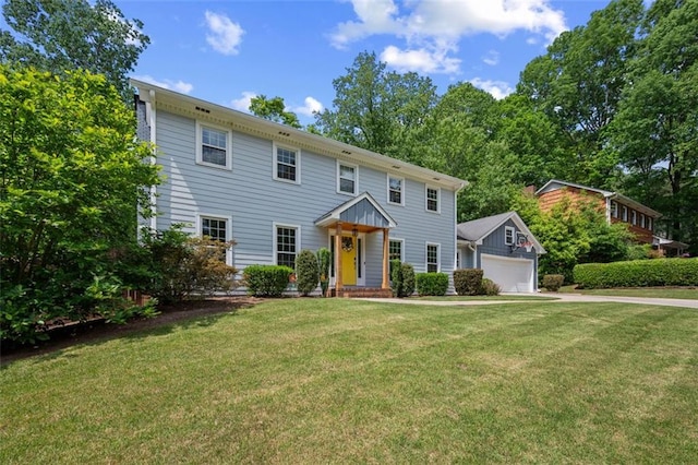 3912 Edenton Ct NE, Brookhaven, GA 30319 - colonial house with a front yard and a garage