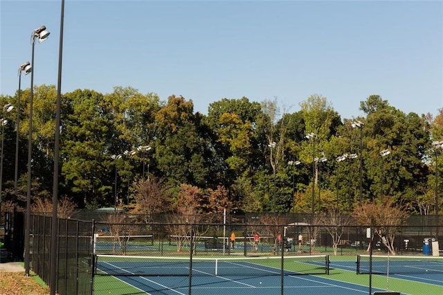 3912 Edenton Ct NE, Brookhaven, GA 30319 - view of tennis court featuring fence