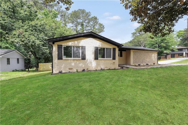 3355 Wesley Chapel Rd, Decatur, GA 30034 - view of front of property with brick siding and a front lawn