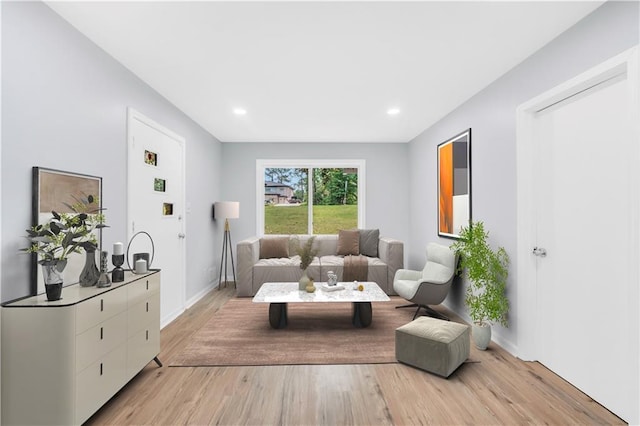 3355 Wesley Chapel Rd, Decatur, GA 30034 - living room with light wood finished floors, recessed lighting, and baseboards