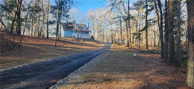 view of road