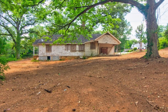 view of ranch-style house