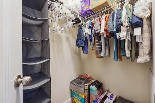 view of spacious closet