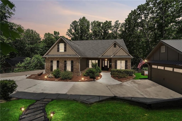 2945 Ashbyrn Ct, Buford, GA 30519 - craftsman-style home with an outdoor structure and stone siding