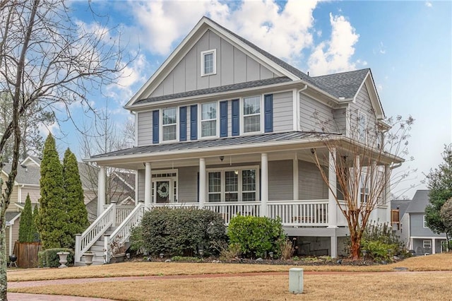 view of front of house featuring a porch