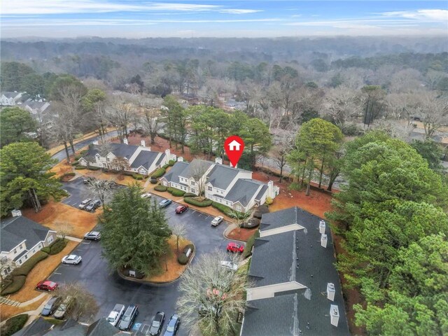 23 Chelsea Ct, Avondale Estates, GA 30002 - birds eye view of property featuring a forest view and a residential view