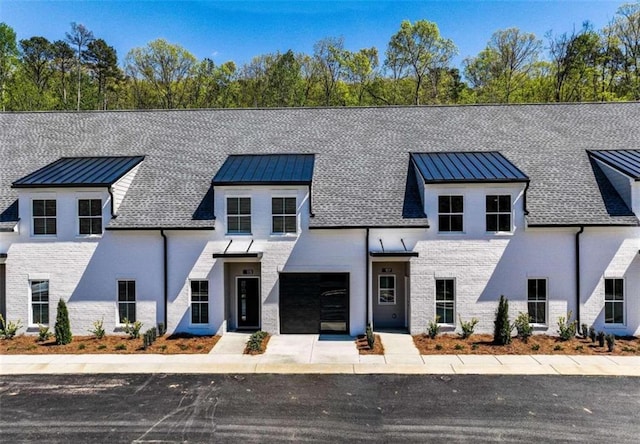 view of modern inspired farmhouse