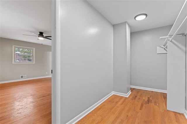 2002 Twin Falls Rd, Decatur, GA 30032 - spacious closet featuring a ceiling fan and light wood finished floors