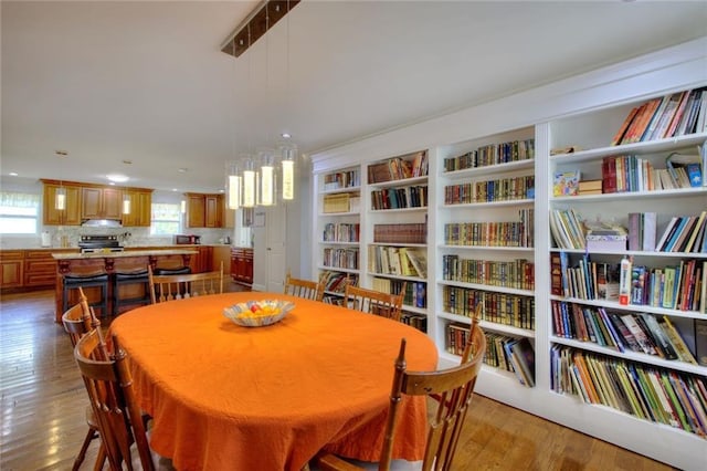 2944 Berry Rd, Loganville, GA 30052 - dining area with wood finished floors