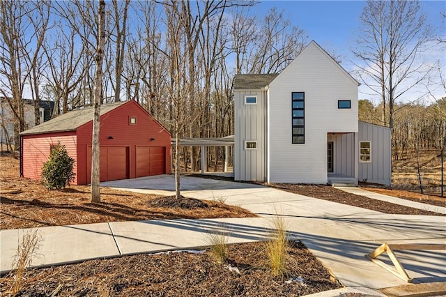 view of outbuilding with an outdoor structure