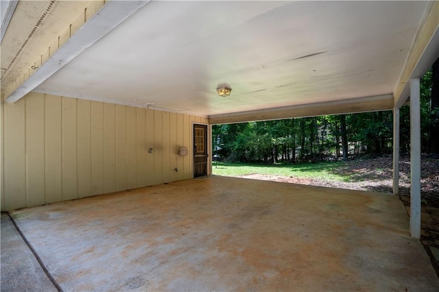 5340 Young Deer Dr, Cumming, GA 30041 - garage featuring an attached carport