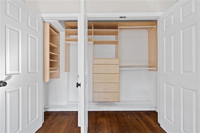 view of closet