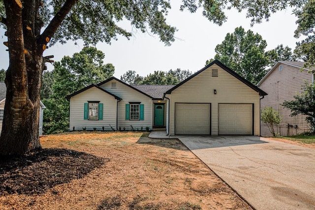 515 Allens Landing Ct, Lawrenceville, GA 30045 - ranch-style house with an attached garage and concrete driveway
