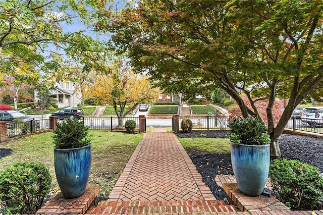 exterior space with fence