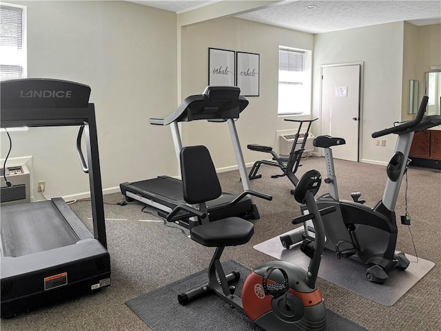 475 Mount Vernon Hwy NE Unit C230, Sandy Springs, GA 30328 - exercise room with carpet floors and baseboards